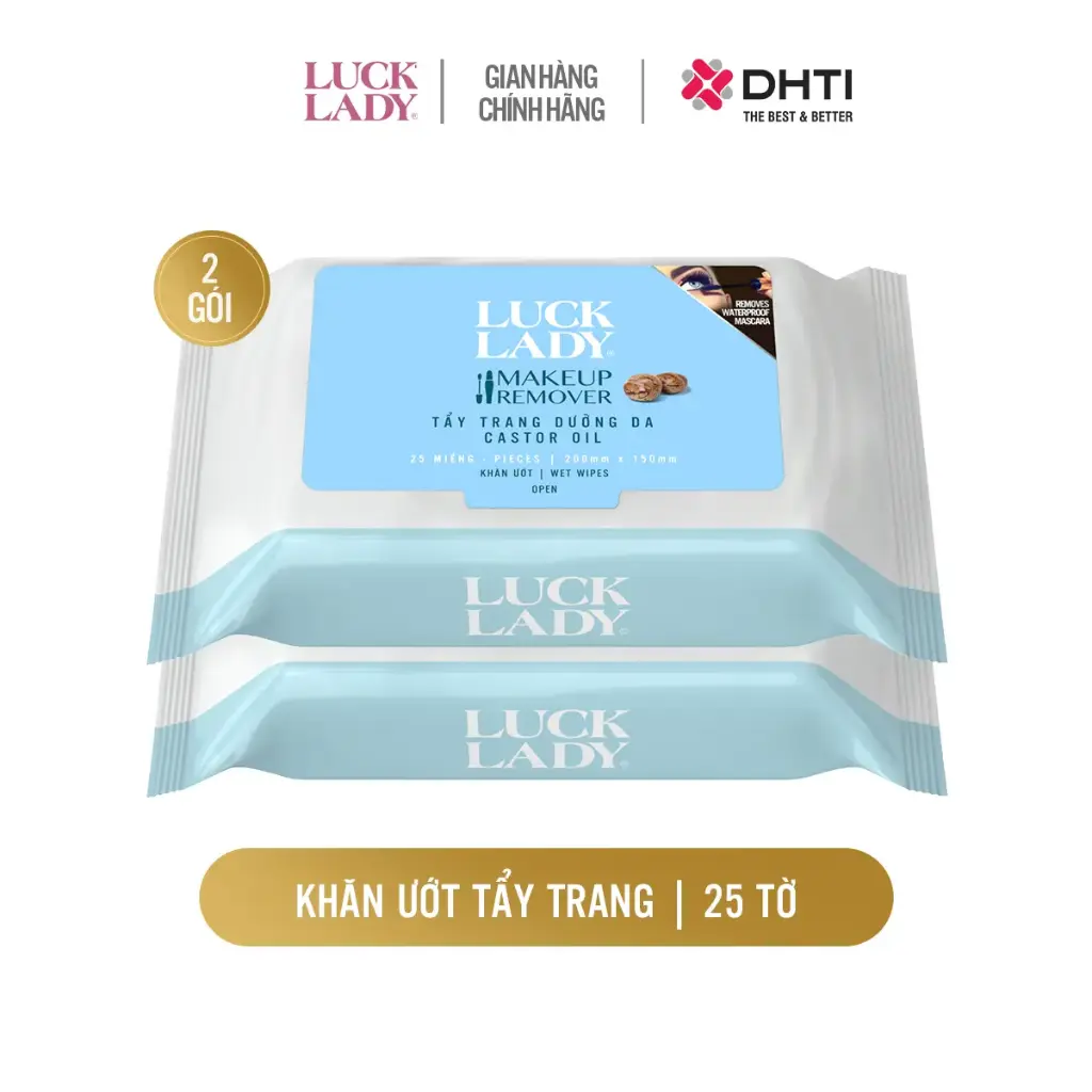 Combo 2 gói KU tẩy trang 25 tờ